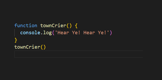Town Crier Javascript